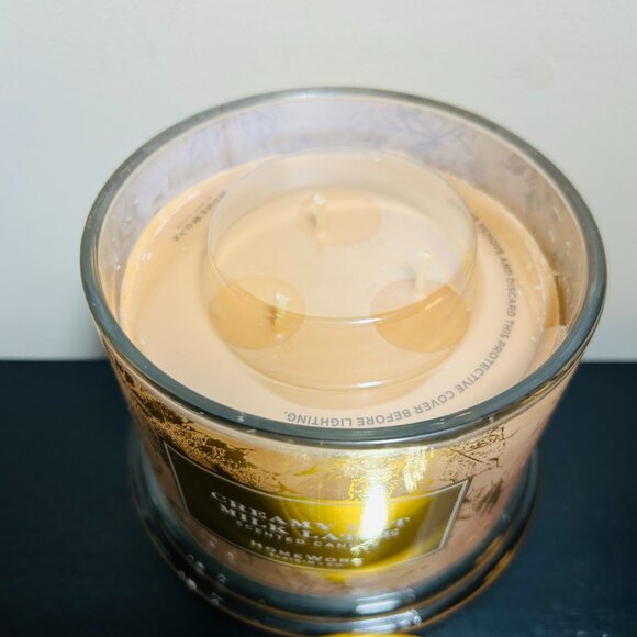 Homeworx by Slatkin Creamy Oat Latte 3-Wick Candle 14oz NEW - Picture 2 of 4